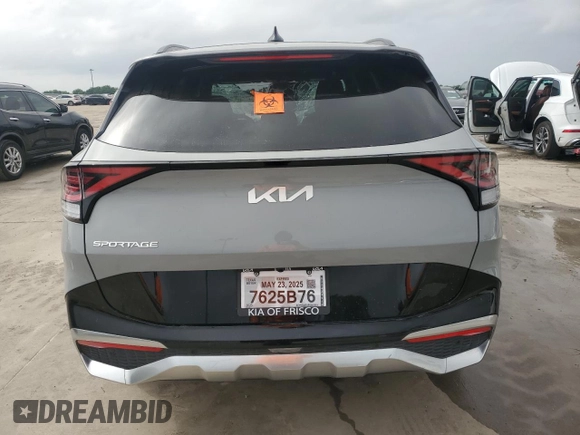 2023 Kia Sportage SX-Prestige z VIN 5XYK53AFXPG031551, wystawiony jako Copart lot #55345105 z przebiegiem Nie podano mil oraz Szkoda całkowita • Salvage title. Historia ofert i sprzedaży dostępna na DreamBid. Obrazek 6.