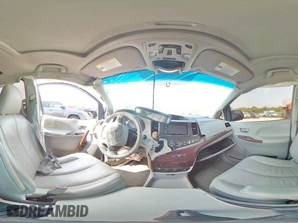 2013 Toyota Sienna XLE AAS with VIN 5TDYK3DC1DS345298, listed as a Copart auction lot 58750235 with Not provided miles and Salvage title. Bid and sale history available at DreamBid. Image 16.