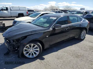 2024 Cadillac CT5 Luxury with VIN 1G6DW5RK9R0100597, listed as a Copart auction lot 49461375 with 11,035 mi miles and Salvage title. Bid and sale history available at DreamBid. Image 1.