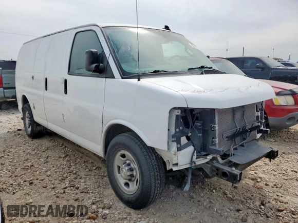 2020 Chevrolet Express Cargo with VIN 1GCWGAFG3L1253909, listed as a Copart auction lot 51053565 with 151,351 mi miles and Clean title. Bid and sale history available at DreamBid. Image 4.