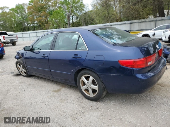 2005 Honda Accord EX with VIN 1HGCM567X5A079182, listed as a Copart auction lot 50696665 with 186,410 mi miles and Salvage Title. Bid and sale history available at DreamBid. Image 2.