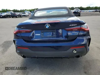 2024 BMW 4 Series 430i xDrive with VIN WBA43AT06RCP04562, listed as a Copart auction lot 57323704 with 737 mi miles and Salvage Title. Bid and sale history available at carsss.com. Image 6.