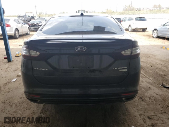 2014 Ford Fusion Titanium with VIN 3FA6P0K91ER276850, listed as a Copart auction lot 52452995 with 0 mi miles and Salvage Title. Bid and sale history available at carsss.com. Image 6.