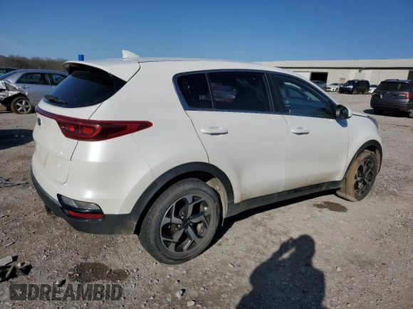 2022 Kia Sportage LX with VIN KNDPM3AC8N7022615, listed as a Copart auction lot 50225895 with 80,145 mi miles and Salvage Title. Bid and sale history available at carsss.com. Image 3.