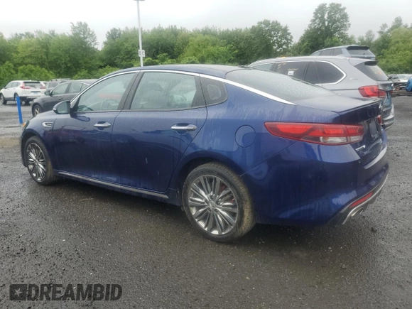 2018 Kia Optima SX with VIN 5XXGV4L20JG204933, listed as a Copart auction lot 59799035 with 119,281 mi miles and Clean title. Bid and sale history available at DreamBid. Image 2.