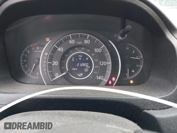 2014 Honda CR-V EX-L with VIN 2HKRM4H73EH662329, listed as a IAAI auction lot 41800191 with 212,800 mi miles. Bid and sale history available at carsss.com. Image 7.