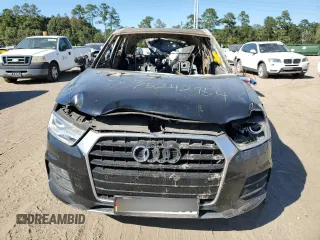 2017 Audi Q3 Premium with VIN WA1BCCFS4HR015953, listed as a Copart auction lot 75242954 with 0 mi miles and Salvage Title. Bid and sale history available at carsss.com. Image 5.