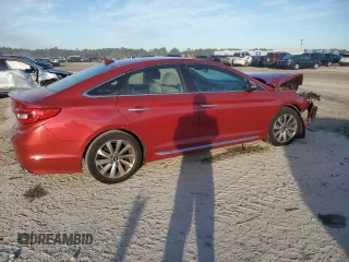 2017 Hyundai Sonata Sport with VIN 5NPE34AF6HH561860, listed as a Copart auction lot 88661045 with 95,325 mi miles and Salvage Title. Bid and sale history available at carsss.com. Image 3.