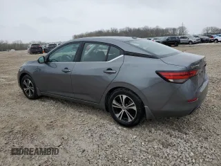 2021 Nissan Sentra SV with VIN 3N1AB8CV0MY242631, listed as a Copart auction lot 55061525 with 32,762 mi miles and Salvage Title. Bid and sale history available at DreamBid. Image 2.