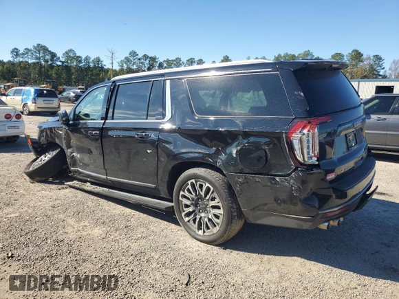 2023 GMC Yukon XL Denali Ultimate with VIN 1GKS2KKL8PR347320, listed as a Copart auction lot 81120334 with 16,028 mi miles and Salvage Title. Bid and sale history available at carsss.com. Image 2.