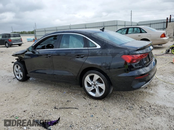 2024 Audi A3 Premium Plus with VIN WAUBUDGY0RA008488, listed as a Copart auction lot 47888515 with 5,431 mi miles and Salvage Title. Bid and sale history available at carsss.com. Image 2.