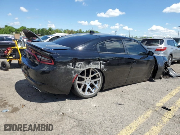 2017 Dodge Charger R/T with VIN 2C3CDXCT2HH571999, listed as a Copart auction lot 55642235 with 102,719 mi miles and Salvage title. Bid and sale history available at DreamBid. Image 3.
