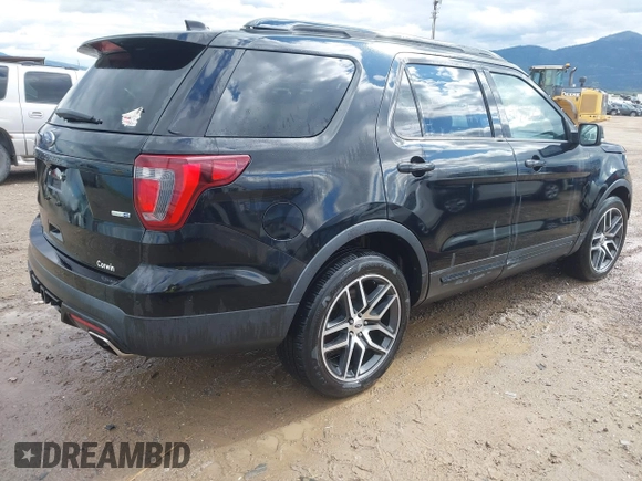 2017 Ford Explorer Sport with VIN 1FM5K8GT2HGC05395, listed as a IAAI auction lot 41358254 with 64,282 mi miles and . Bid and sale history available at carsss.com. Image 4.