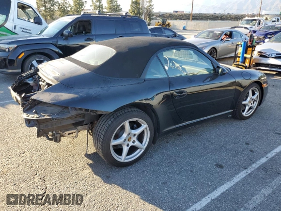 2006 Porsche 911 Carrera with VIN WP0CA29996S755359, listed as a Copart auction lot 45865585 with 18,993 mi miles and Salvage Title. Bid and sale history available at DreamBid. Image 3.