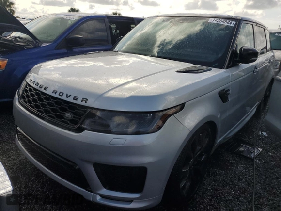 2022 Land Rover Range Rover Sport HST with VIN SALWS2RU3NA235380, listed as a Copart auction lot 74304884 with 16,242 mi miles and Non repairable. Bid and sale history available at DreamBid. Image 5.