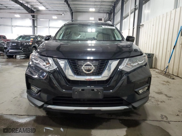 2017 Nissan Rogue SV with VIN 5N1AT2MV0HC802227, listed as a Copart auction lot 50187265 with 54,172 mi miles and Salvage Title. Bid and sale history available at carsss.com. Image 5.