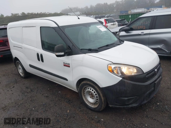 2017 Ram ProMaster City Cargo Tradesman z VIN ZFBERFAB2H6E50911, wystawiony jako IAAI lot #40390843 z przebiegiem 68 010 mil mil oraz . Historia ofert i sprzedaży dostępna na DreamBid. Obrazek 1.