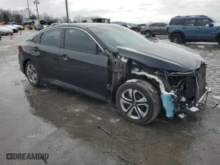 2016 Honda Civic Sedan LX with VIN 19XFC2F56GE205470, listed as a Copart auction lot 46096395 with 131,531 mi miles and Salvage Title. Bid and sale history available at carsss.com. Image 4.