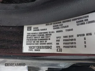 2007 Chevrolet Colorado 1LT z VIN 1GCDT13E078193042, wystawiony jako IAAI lot #42389612 z przebiegiem 172 420 mil mil oraz . Historia ofert i sprzedaży dostępna na DreamBid. Obrazek 9.