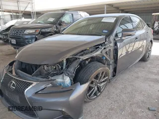2014 Lexus IS 250 with VIN JTHBF1D22E5007534, listed as a IAAI auction lot 41840871 with 159,776 mi miles. Bid and sale history available at carsss.com. Image 2.