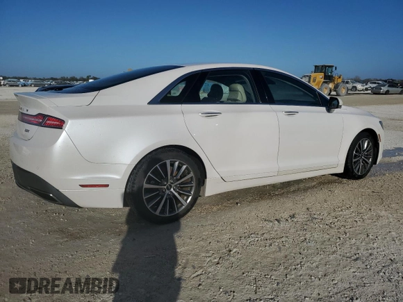 2019 Lincoln MKZ Standard with VIN 3LN6L5A98KR605040, listed as a Copart auction lot 77235584 with 0 mi miles and Salvage Title. Bid and sale history available at carsss.com. Image 3.