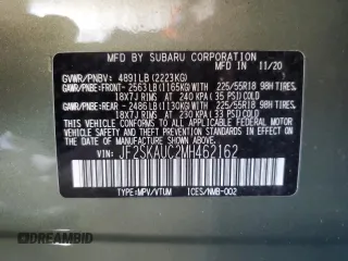 2021 Subaru Forester Limited с VIN JF2SKAUC2MH462162, выставлен на аукционе Copart как лот 60324805 с пробегом 61 686 миль миль и Списание • Salvage title. История ставок и продаж доступна на DreamBid. Изображение 13.