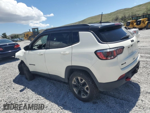 2018 Jeep Compass Trailhawk с VIN 3C4NJDDB4JT367025, выставлен на аукционе Copart как лот 56428645 с пробегом 158 507 миль миль и Списание • Salvage title. История ставок и продаж доступна на DreamBid. Изображение 2.