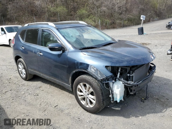 2014 Nissan Rogue SL with VIN 5N1AT2MV2EC815556, listed as a Copart auction lot 52730965 with 97,000 mi miles and Salvage Title. Bid and sale history available at carsss.com. Image 4.
