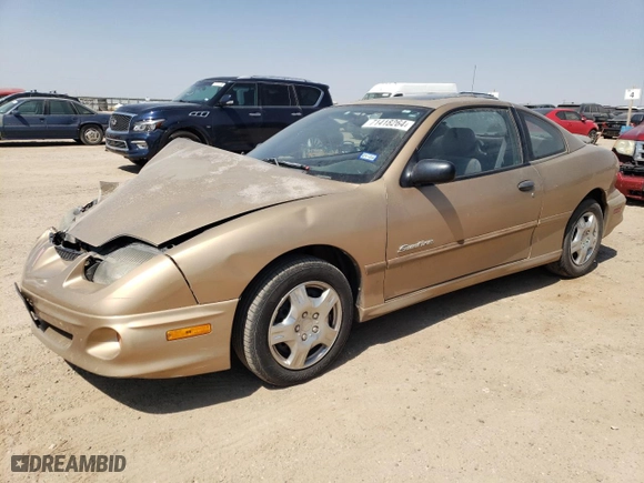 2000 Pontiac Sunfire SE with VIN 1G2JB1249Y7165024, listed as a Copart auction lot 71418264 with 0 mi miles and Salvage Title. Bid and sale history available at carsss.com. Image 1.