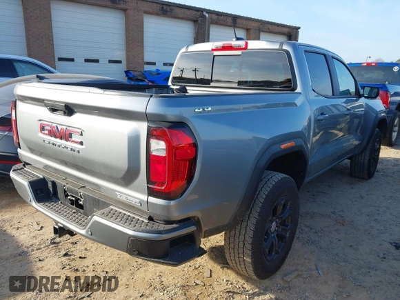 2024 GMC Canyon 4WD Elevation with VIN 1GTP6BEK9R1205603, listed as a IAAI auction lot 41485820 with 8,408 mi miles. Bid and sale history available at carsss.com. Image 4.