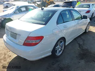 2009 Mercedes-Benz C-Class 3.0L Sport with VIN WDDGF54X09R079797, listed as a IAAI auction lot 41753647 with 244,473 mi miles. Bid and sale history available at carsss.com. Image 4.