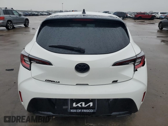 2021 Toyota Corolla Hatchback SE with VIN JTND4MBE4M3133236, listed as a Copart auction lot 81813403 with 19,564 mi miles. Bid and sale history available at carsss.com. Image 6.