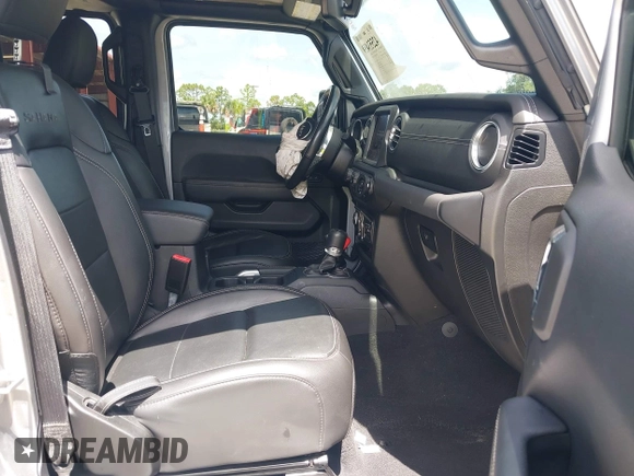 2021 Jeep Wrangler Unlimited Sahara with VIN 1C4HJXEN9MW637288, listed as a IAAI auction lot 42553459 with 39,362 mi miles and . Bid and sale history available at DreamBid. Image 5.