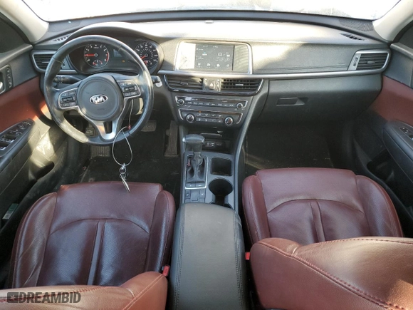 2017 Kia Optima LX 1.6T with VIN 5XXGT4L1XHG175304, listed as a Copart auction lot 42645395 with 162,087 mi miles and Salvage Title. Bid and sale history available at carsss.com. Image 8.