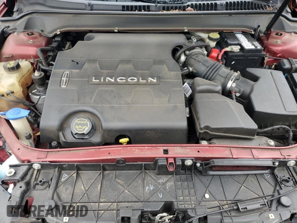2014 Lincoln MKZ with VIN 3LN6L2JK7ER834055, listed as a Copart auction lot 58043045 with 56,010 mi miles and Salvage title. Bid and sale history available at DreamBid. Image 11.