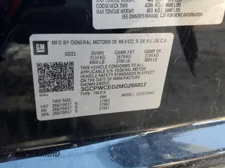 2021 Chevrolet Silverado 1500 LT with VIN 3GCPWCED2MG266812, listed as a Copart auction lot 43072975 with Not Provided miles and Clean Title. Bid and sale history available at DreamBid. Image 12.