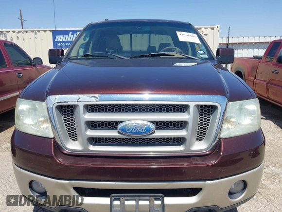 2008 Ford F-150 XLT with VIN 1FTPW14V58KC96206, listed as a IAAI auction lot 42004866 with 208,481 mi miles. Bid and sale history available at carsss.com. Image 12.