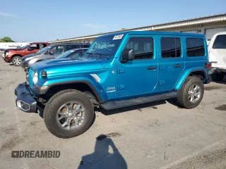 2020 Jeep Wrangler Unlimited Sport S z VIN 1C4HJXDG5LW286994, wystawiony jako Copart lot #60720605 z przebiegiem 50 459 mil mil oraz Szkoda całkowita • Salvage title. Historia ofert i sprzedaży dostępna na DreamBid. Obrazek 1.
