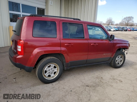 2017 Jeep Patriot 75th Anniversary with VIN 1C4NJRBB6HD145117, listed as a Copart auction lot 50144885 with 100,795 mi miles and Salvage Title. Bid and sale history available at carsss.com. Image 3.