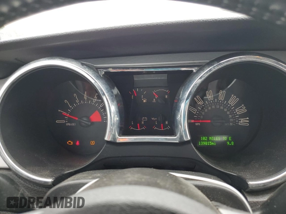 2008 Ford Mustang GT Deluxe with VIN 1ZVHT82H985106468, listed as a Copart auction lot 56356295 with 139,815 mi miles and Salvage title. Bid and sale history available at DreamBid. Image 9.