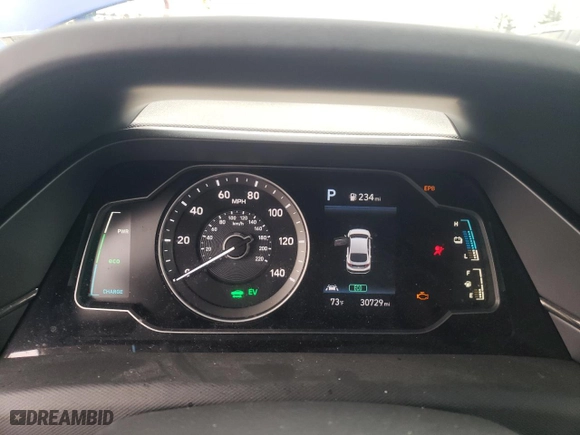 2021 Hyundai Ioniq Plug-In Hybrid SE with VIN KMHC65LD7MU251549, listed as a Copart auction lot 66152294 with NaN miles and Salvage Title. Bid and sale history available at carsss.com. Image 9.