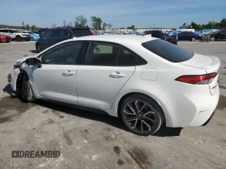 2022 Toyota Corolla SE with VIN JTDS4MCE3NJ087079, listed as a Copart auction lot 50631295 with 35,417 mi miles and Salvage Title. Bid and sale history available at carsss.com. Image 2.