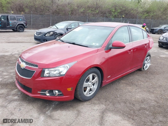 2011 Chevrolet Cruze LT w/2LT with VIN 1G1PG5S92B7185058, listed as a IAAI auction lot 41891610 with 112,805 mi miles. Bid and sale history available at carsss.com. Image 2.