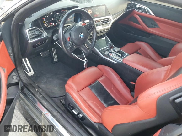 2023 BMW M4 Competition xDrive z VIN WBS43AZ02PCL21167, wystawiony jako Copart lot #50194395 z przebiegiem 34 506 mil mil oraz Szkoda całkowita • Salvage title. Historia ofert i sprzedaży dostępna na DreamBid. Obrazek 8.