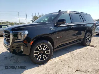 2022 GMC Yukon AT4 with VIN 1GKS2CKL8NR164924, listed as a Copart auction lot 75658914 with 0 mi miles and Salvage Title. Bid and sale history available at carsss.com. Image 1.