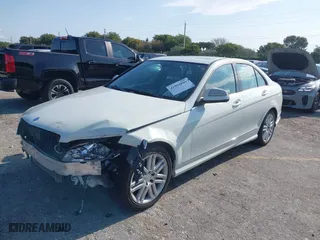2009 Mercedes-Benz C-Class 3.0L Sport with VIN WDDGF54X99R078597, listed as a IAAI auction lot 41994886 with 238,412 mi miles. Bid and sale history available at carsss.com. Image 2.