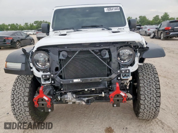2024 Jeep Wrangler Rubicon with VIN 1C4PJXFG2RW266901, listed as a Copart auction lot 60641445 with 3,908 mi miles and Salvage title. Bid and sale history available at DreamBid. Image 5.