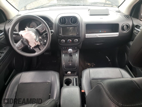 2014 Jeep Compass Altitude with VIN 1C4NJCBA5ED764002, listed as a Copart auction lot 50450143 with 0 mi miles and Salvage Title. Bid and sale history available at carsss.com. Image 8.
