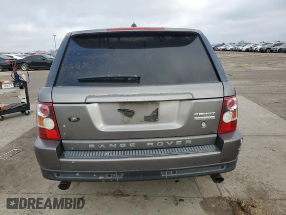 2008 Land Rover Range Rover Sport SC with VIN SALSH23498A173428, listed as a Copart auction lot 44232315 with 201,272 mi miles and Salvage Title. Bid and sale history available at carsss.com. Image 6.