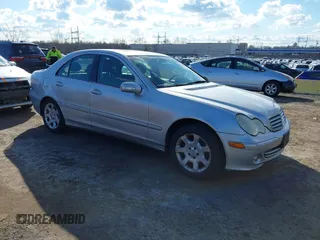 2005 Mercedes-Benz C 240 with VIN WDBRF81J25F608844, listed as a IAAI auction lot 41747537 with 143,004 mi miles and . Bid and sale history available at DreamBid. Image 1.